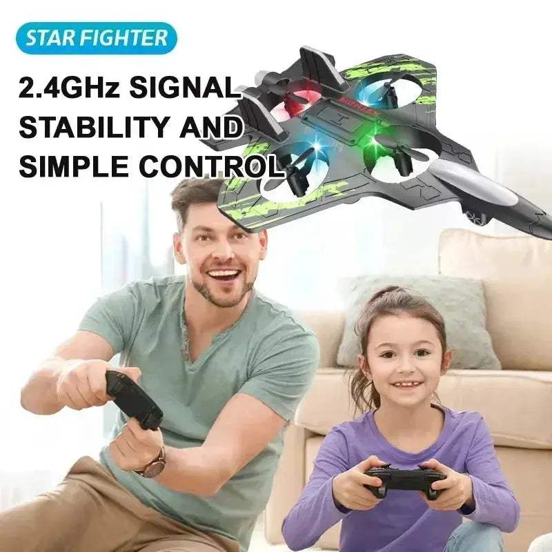 Indoor RC Drone With Colorful LED Lights For Safe Fun - ToylandEU