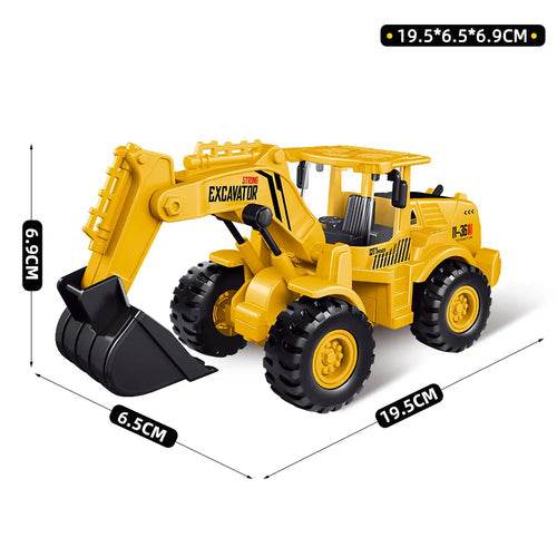 Inertia Excavator Playset - Durable City Construction Vehicle for Kids - ToylandEU