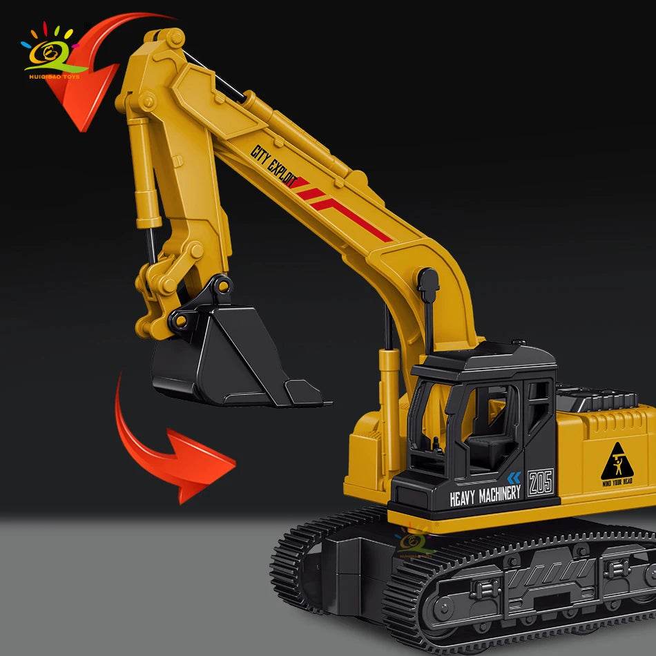 Inertia Excavator Playset - Durable City Construction Vehicle for Kids - ToylandEU