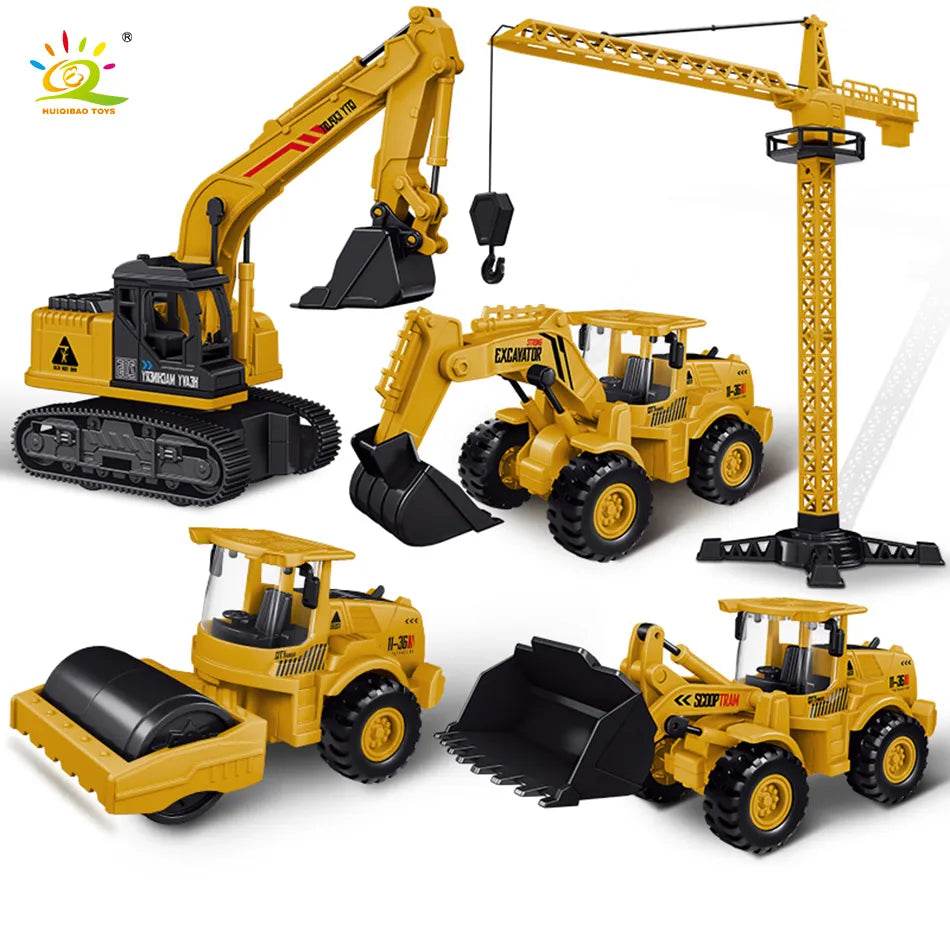 Inertia Excavator Playset - Durable City Construction Vehicle for Kids - ToylandEU