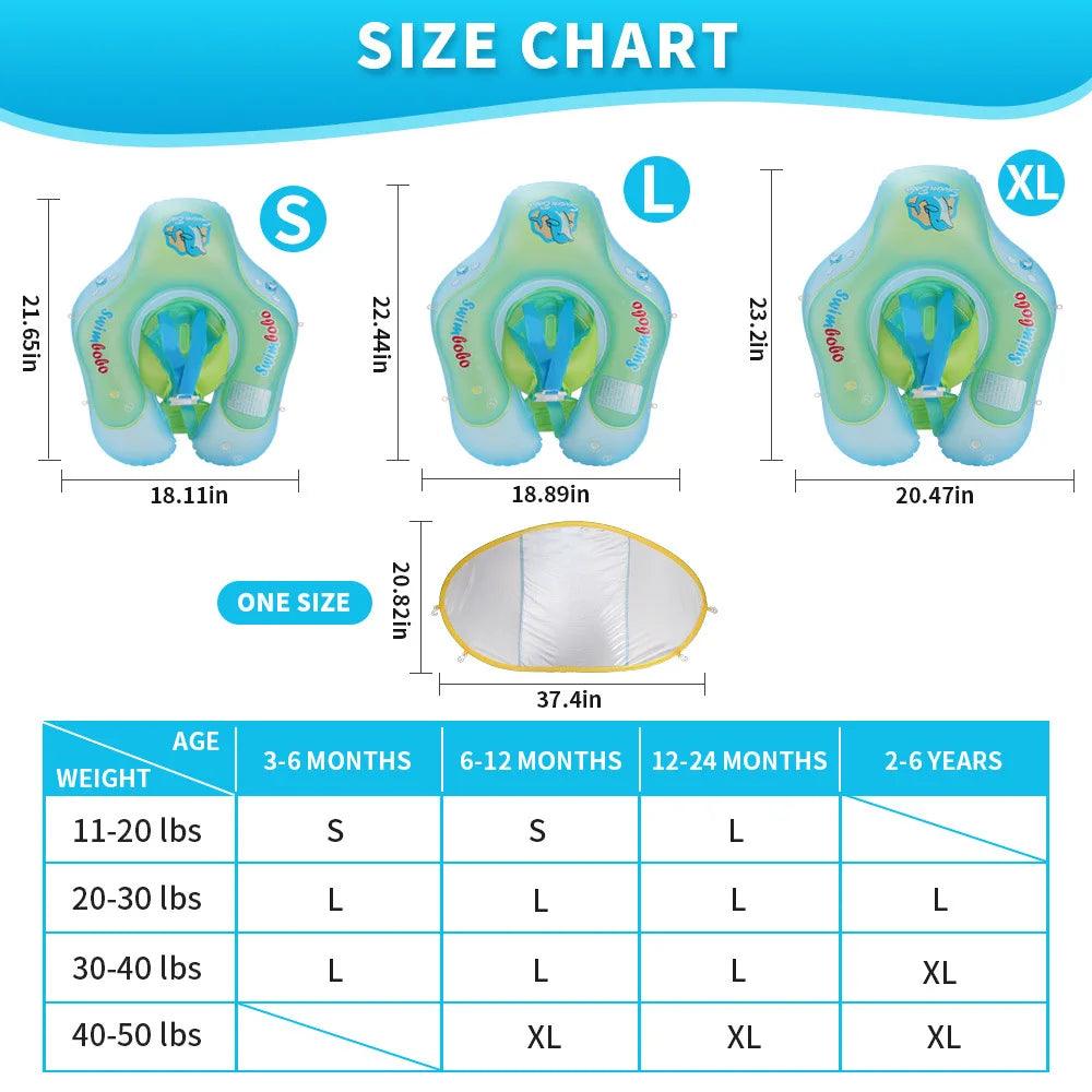  Infant Safe Swim Float Ring For Babies Pool Accessory 