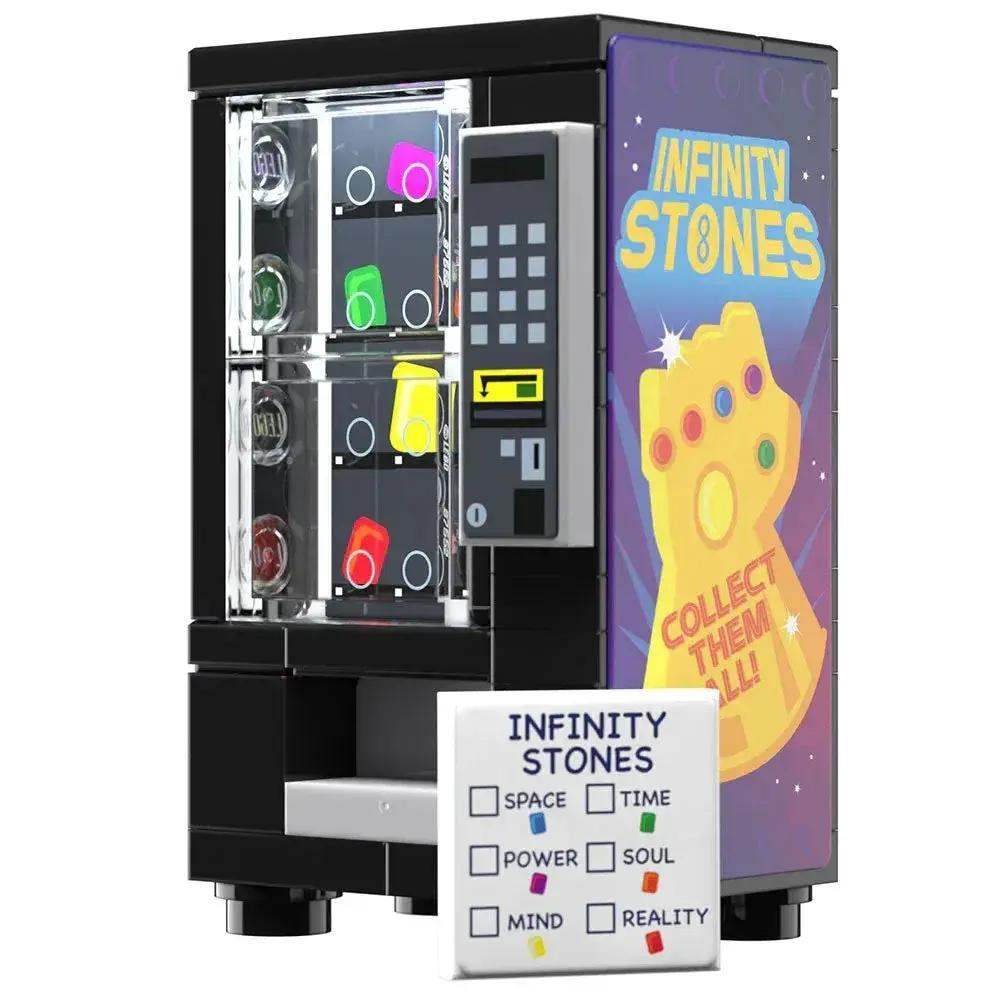 Infinity Stones Vending Machine Custom Building Set made using LEGO parts - B3 Customs - ToylandEU
