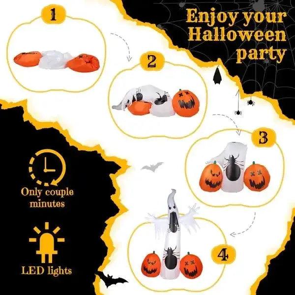  Giant 11.8 Ft Halloween Inflatable With LED Lights -  ToylandEU™