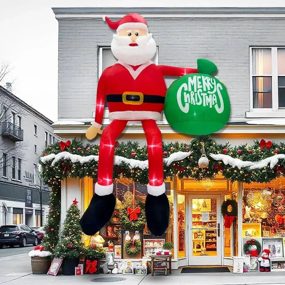  Giant 15Ft Christmas Inflatable Santa With LED Lights -  ToylandEU™