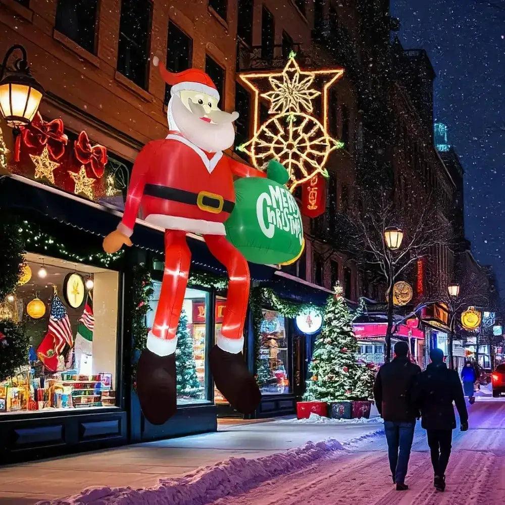  Giant 15Ft Christmas Inflatable Santa With LED Lights -  ToylandEU™