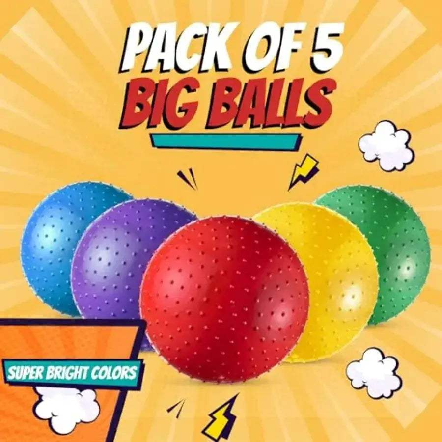 Inflatable 18 Inch Toddler Balls With Knobby Sensory Play - ToylandEU