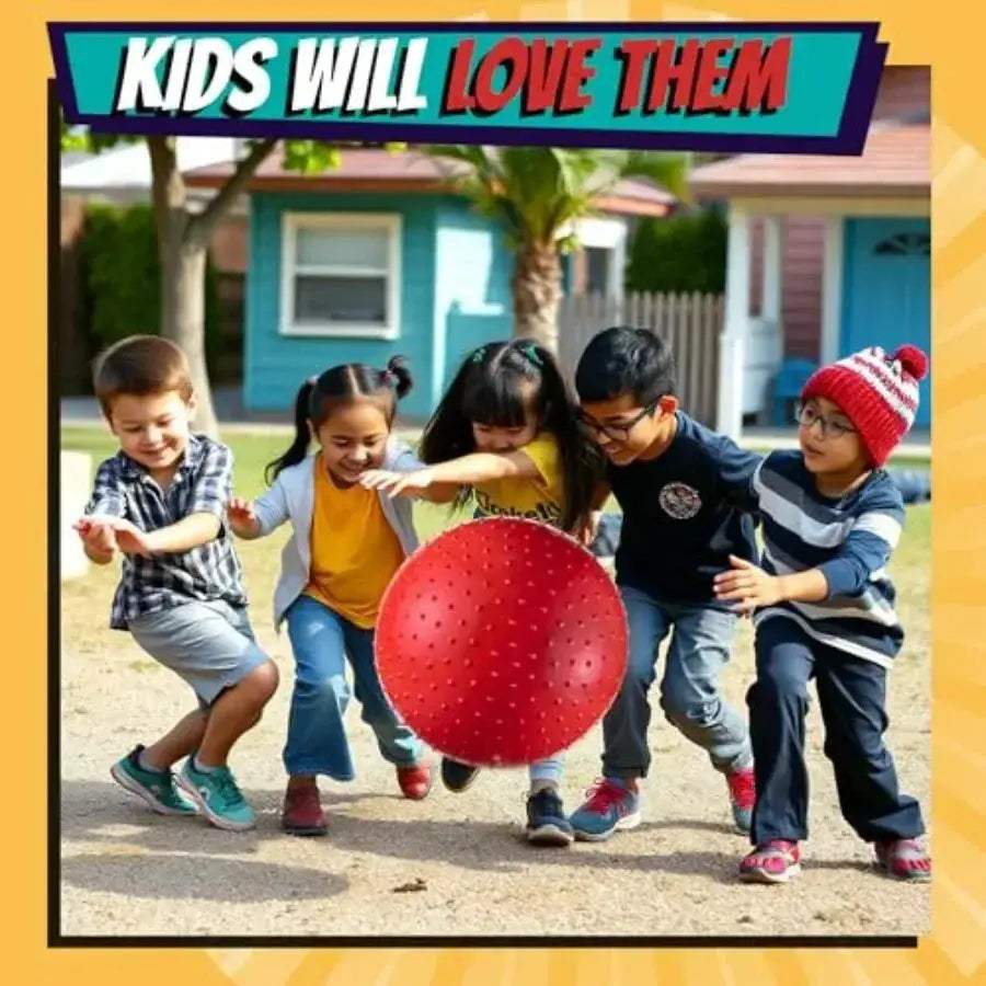 Inflatable 18 Inch Toddler Balls With Knobby Sensory Play - ToylandEU