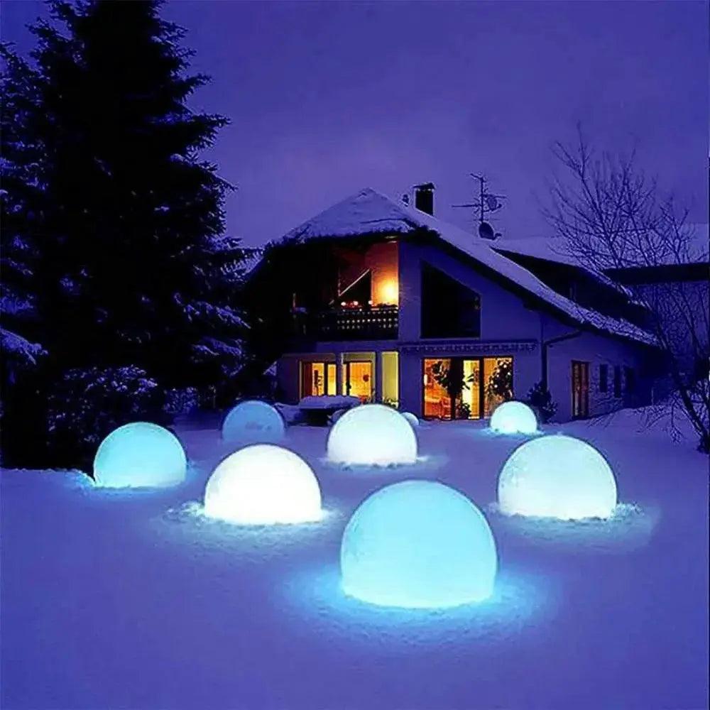  1PCS Swimming Outdoor Inflatable LED Balloon for Garden Water Pool Party Large Luminous Toy -  ToylandEU™