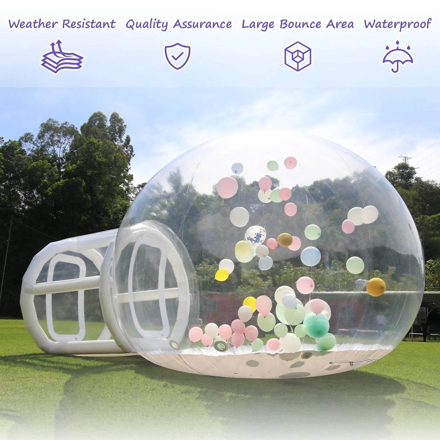 Inflatable 3M 10FT PVC Bubble House Children Toys Castle - ToylandEU