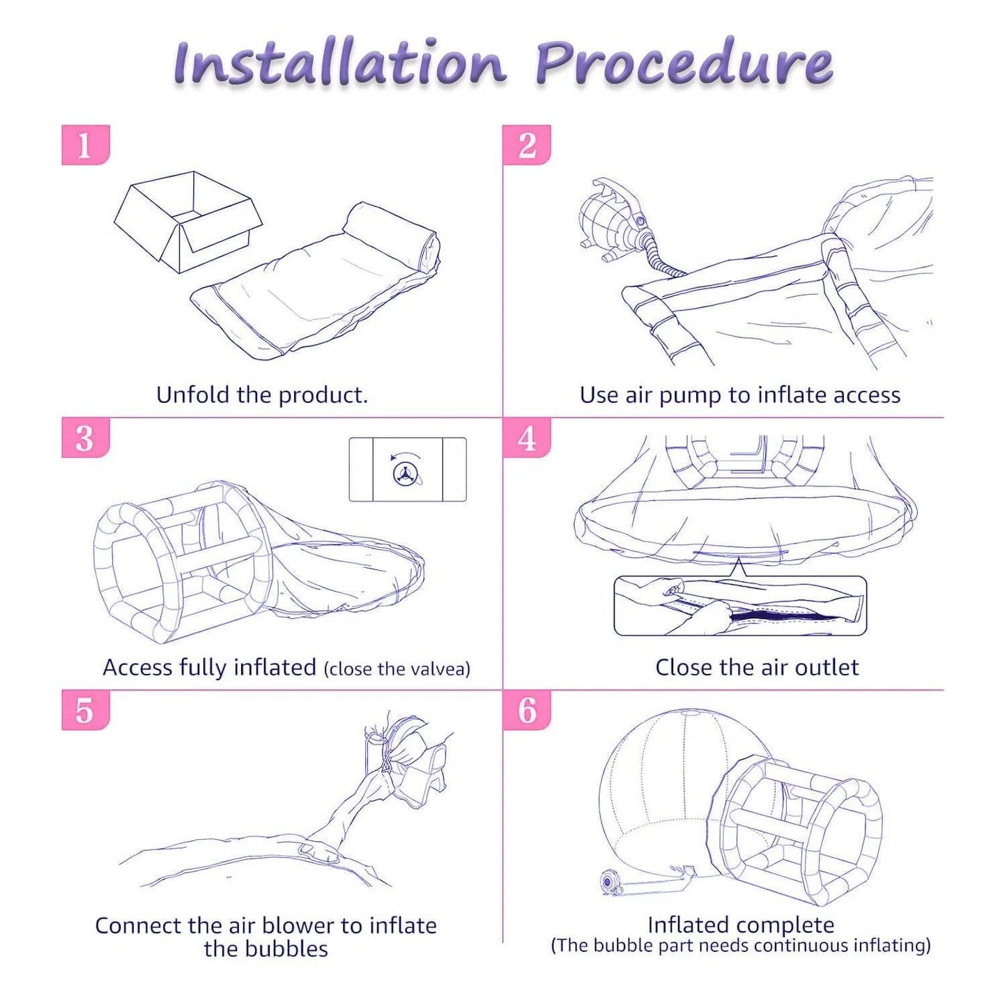 Inflatable 3M 10FT PVC Bubble House Children Toys Castle - ToylandEU