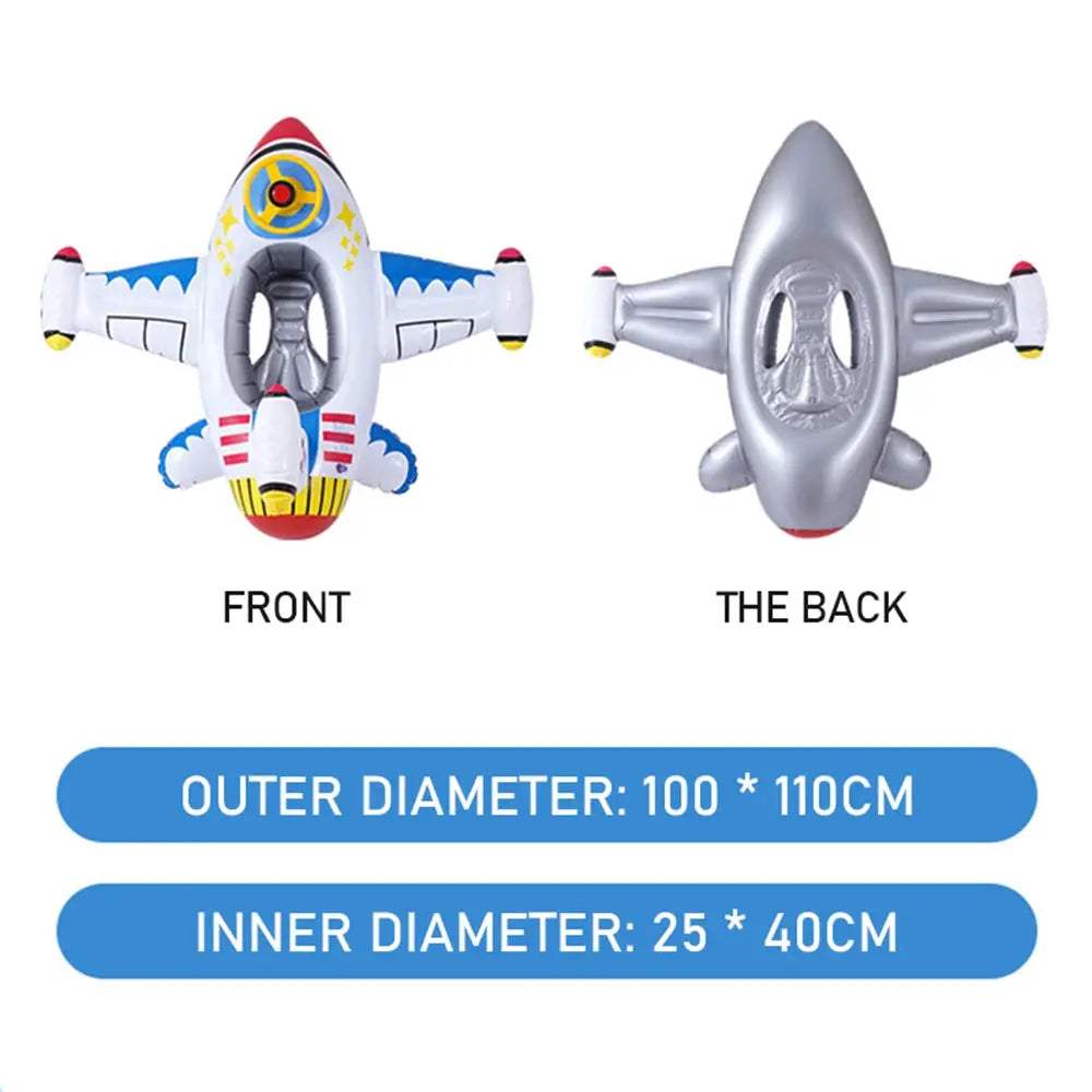  Inflatable Aircraft Swimming Ring Steering Wheel Float -  ToylandEU™