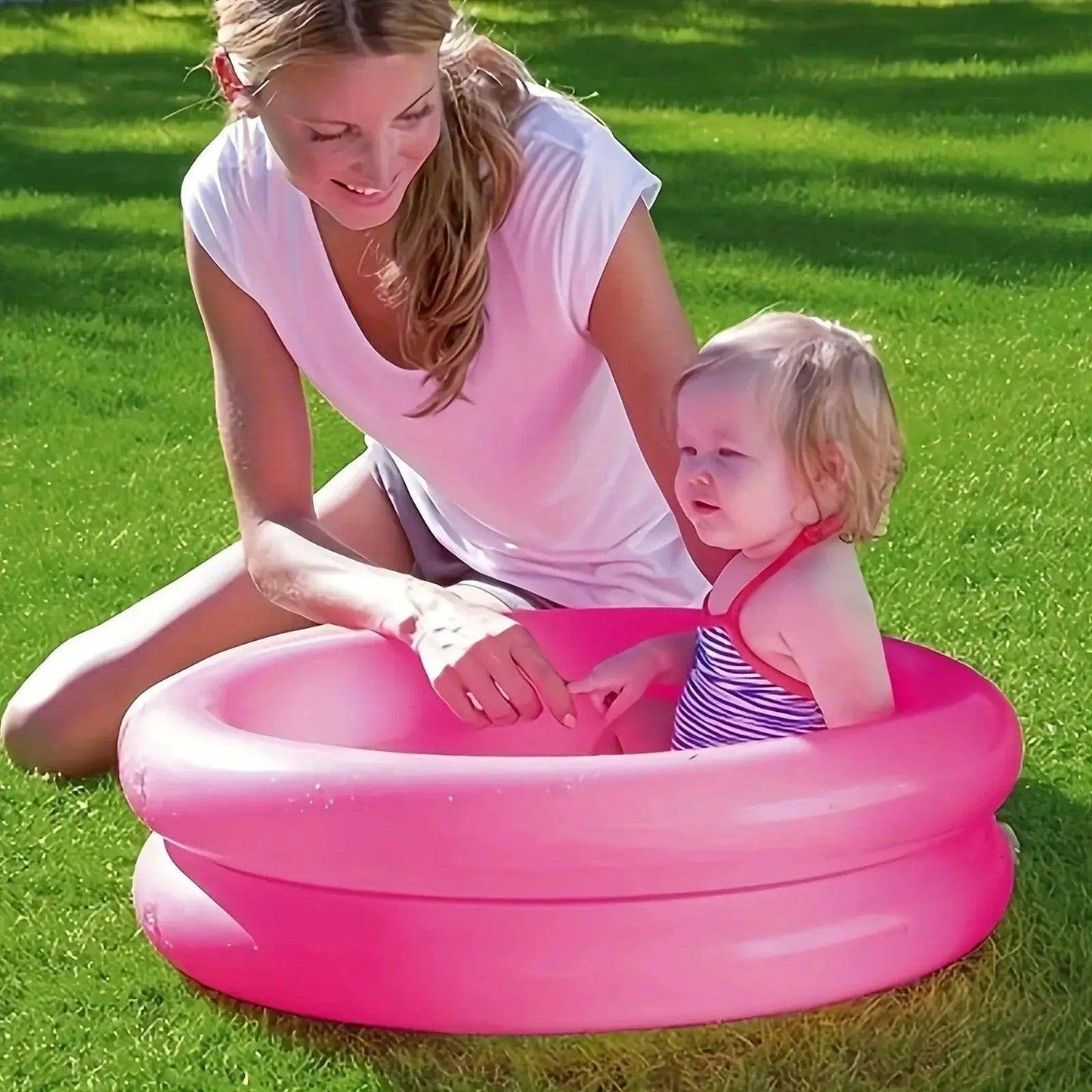  Outdoor Inflatable Baby Pool With Double Deck Toy Fish -  ToylandEU™