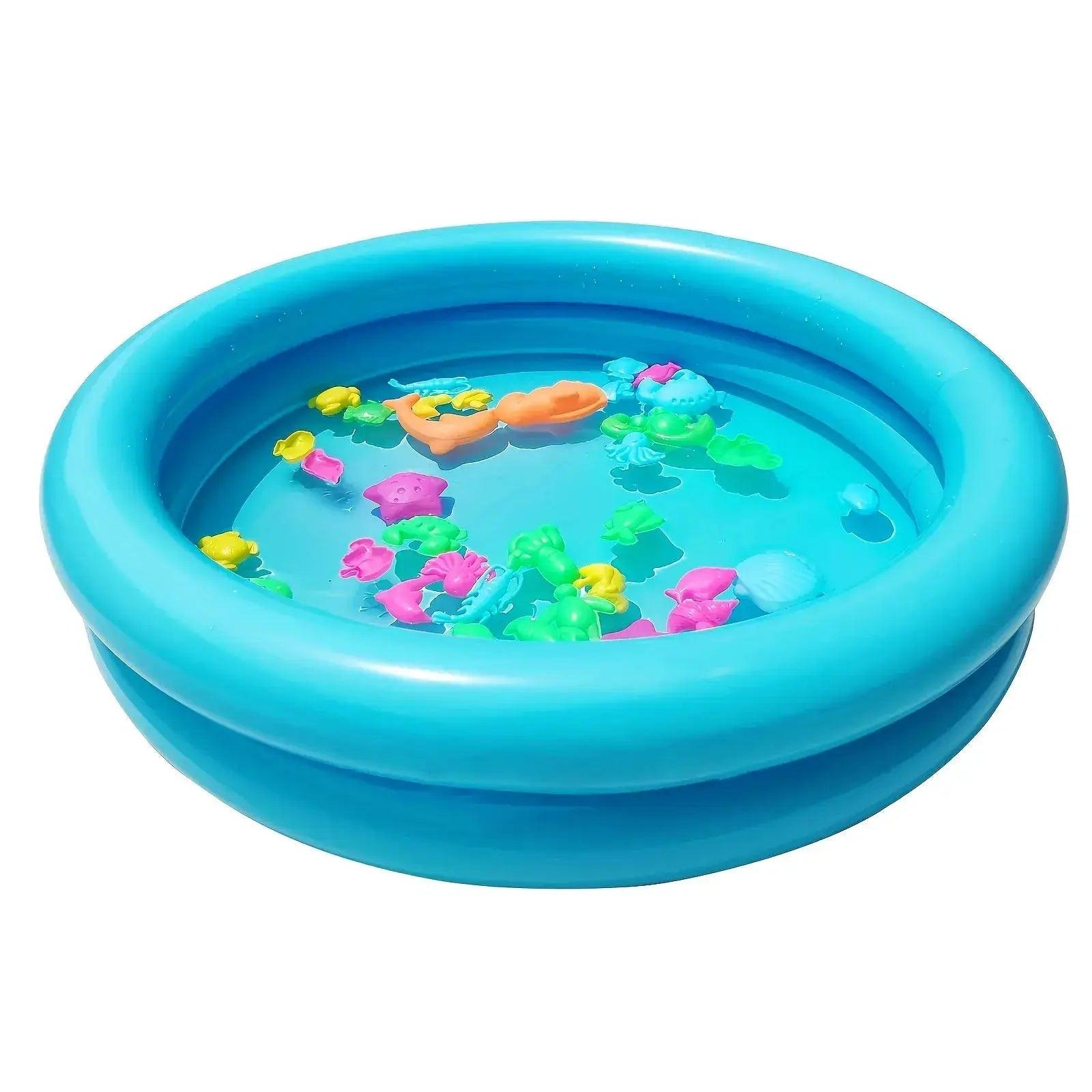  Outdoor Inflatable Baby Pool With Double Deck Toy Fish -  ToylandEU™