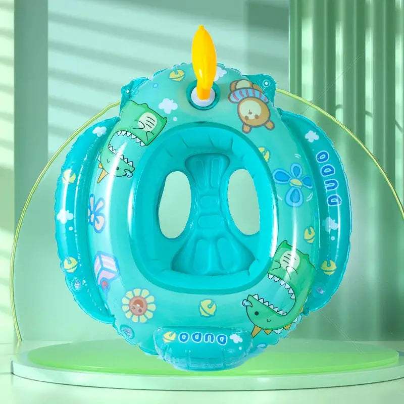  Inflatable Baby Swim Ring With Sun Shade For Toddlers -  ToylandEU™