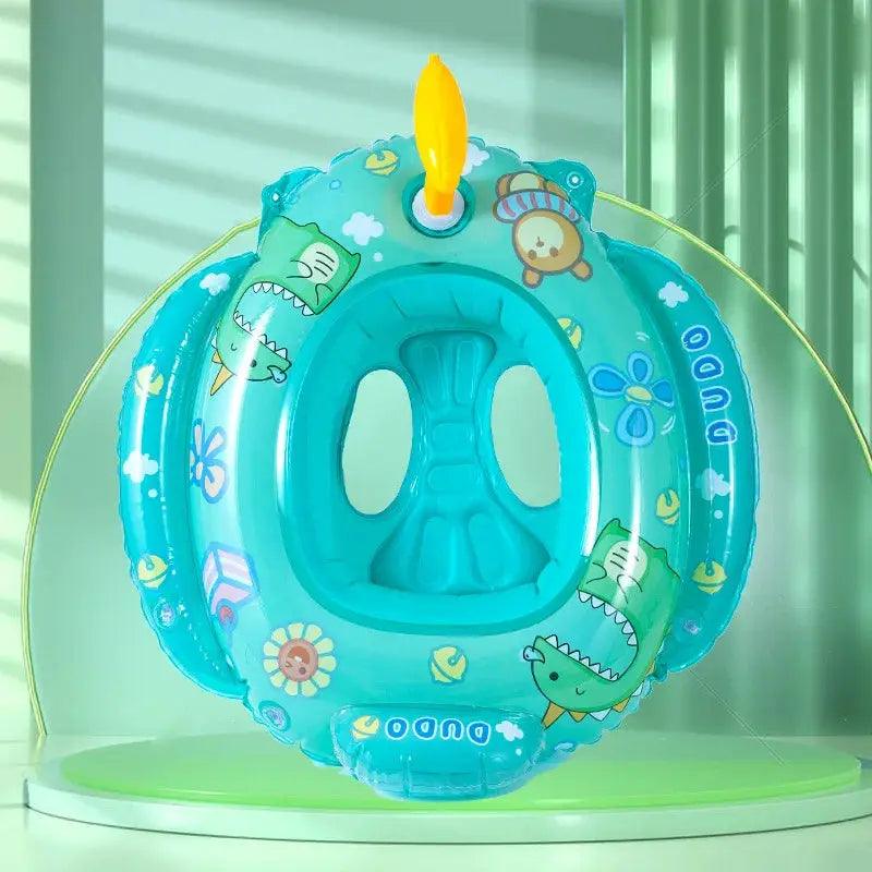  Inflatable Baby Swim Ring With Sun Shade For Toddlers -  ToylandEU™