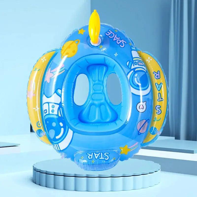  Inflatable Baby Swim Ring With Sun Shade For Toddlers -  ToylandEU™