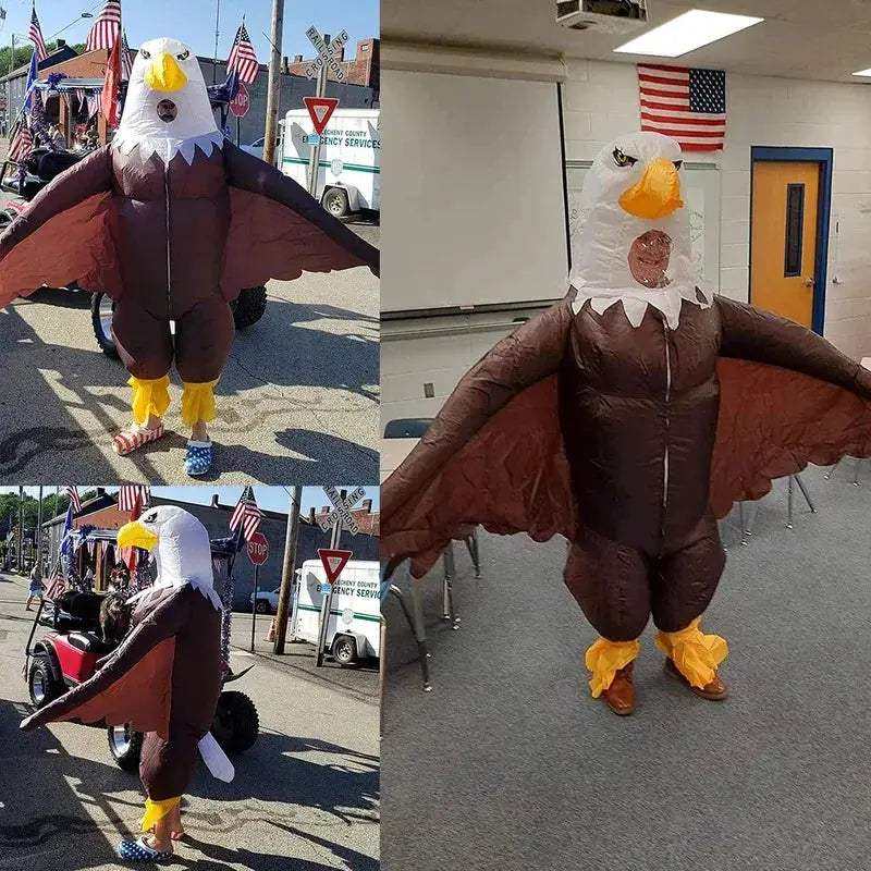 Inflatable Bald Eagle Costume For Adults With Easy Setup - ToylandEU