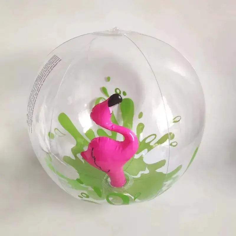  Inflatable Beach Ball 3D Water Play Flamingo Unicorn -  ToylandEU™
