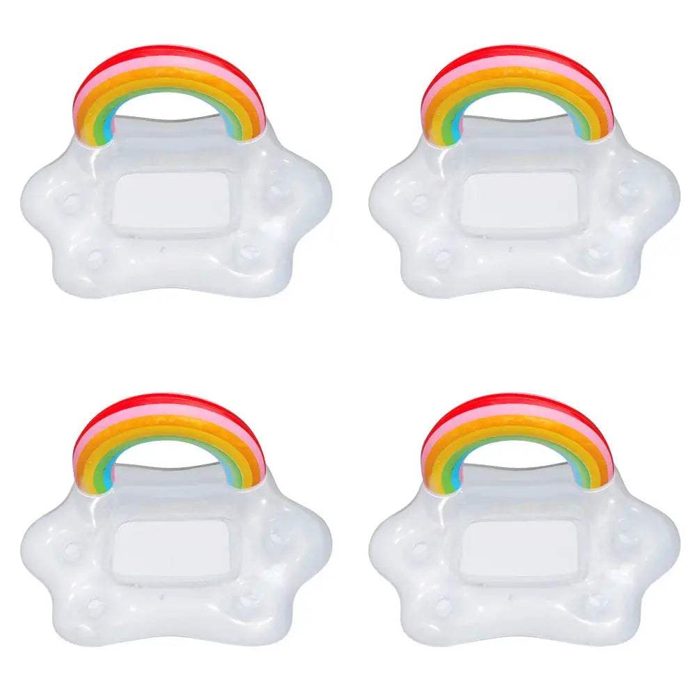 Summer Rainbow Inflatable Toys Beer Drinking Cooler Table Bar Tray Beach Swimming Pool Party Float Inflatable Ring Water Toys - ToylandEU
