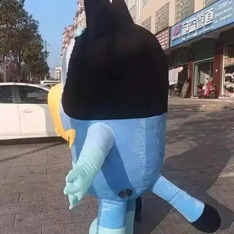  Inflatable Blue Dog Mascot Costume For Adults With Fan -  ToylandEU™