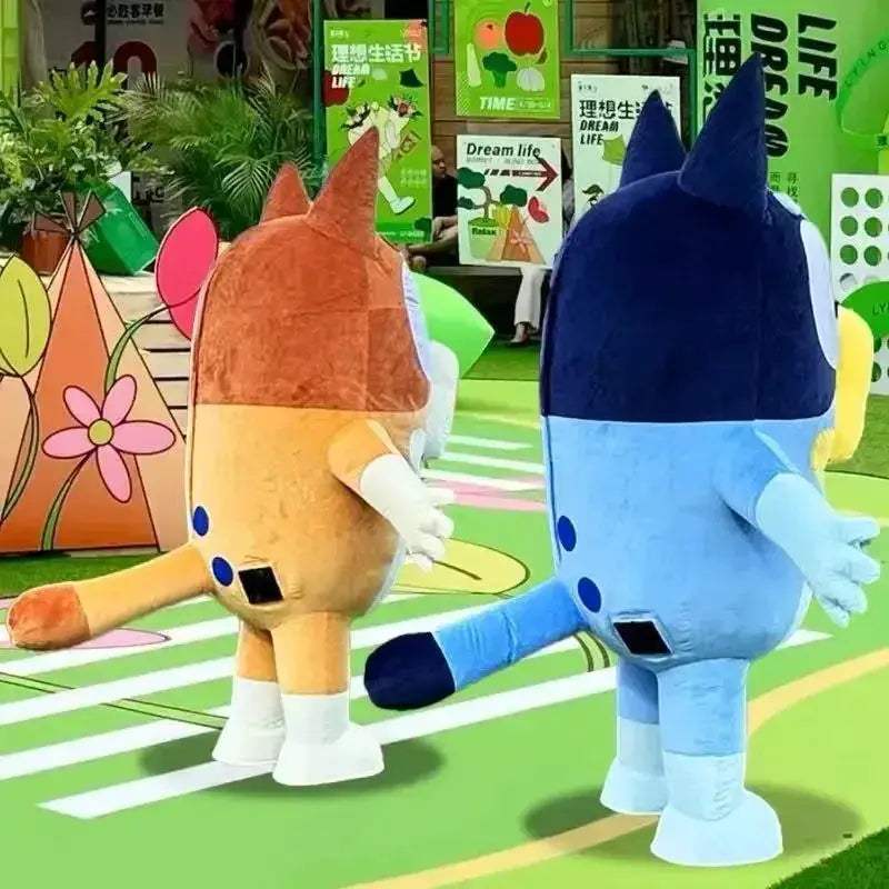 Inflatable Blue Dog Mascot Costume With Included Fan For Adults - ToylandEU