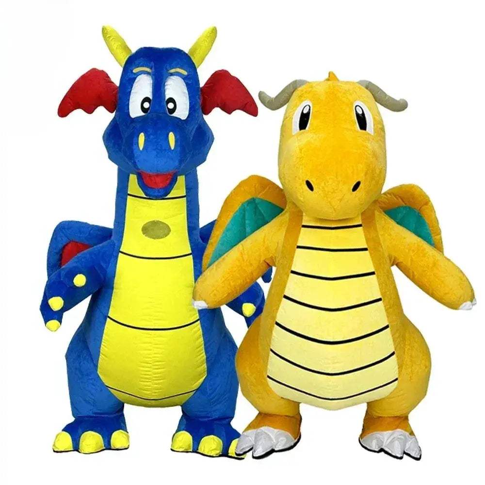 Inflatable Blue Flying Dragon Mascot Costume For Adults - ToylandEU