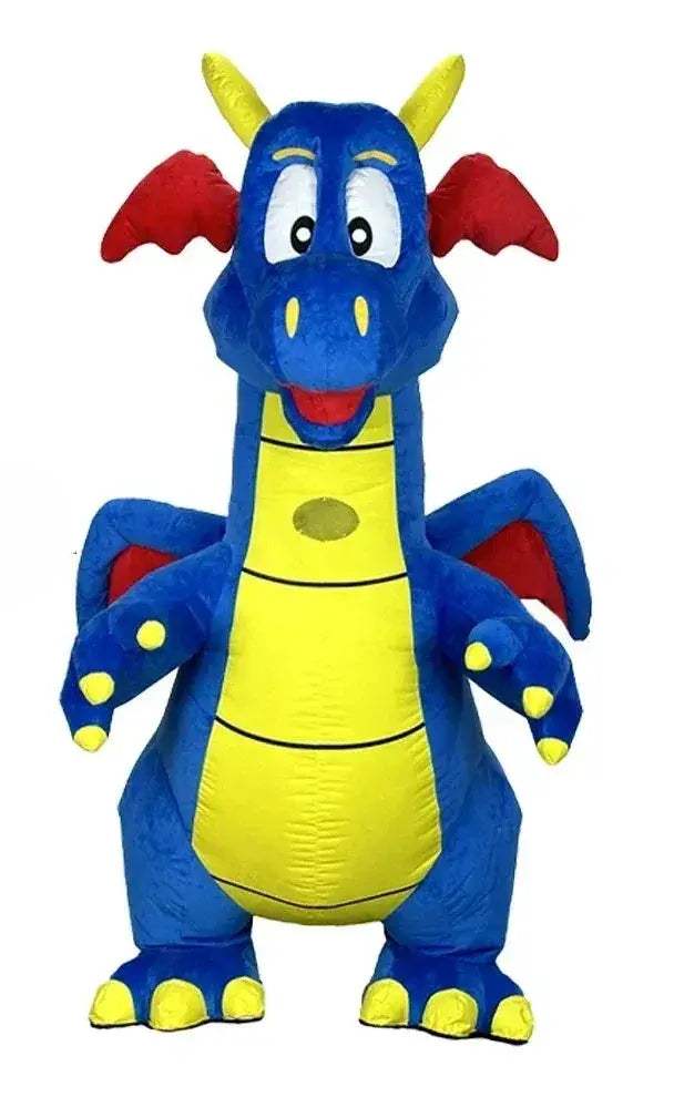 Inflatable Blue Flying Dragon Mascot Costume For Adults - ToylandEU