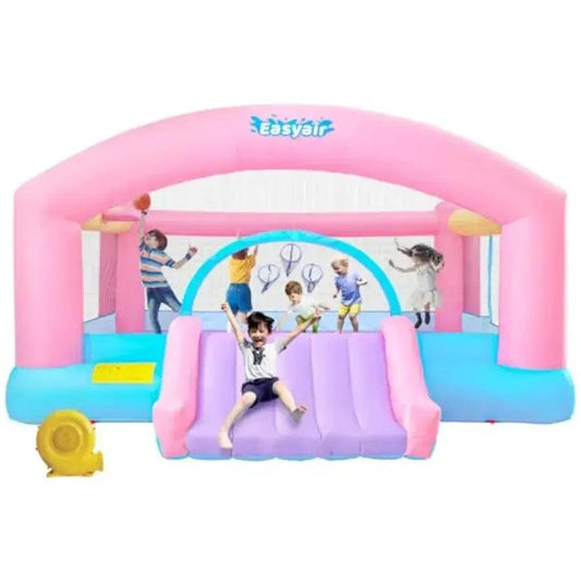 Inflatable Bounce House 650W Blower Basketball Hoop -  ToylandEU™
