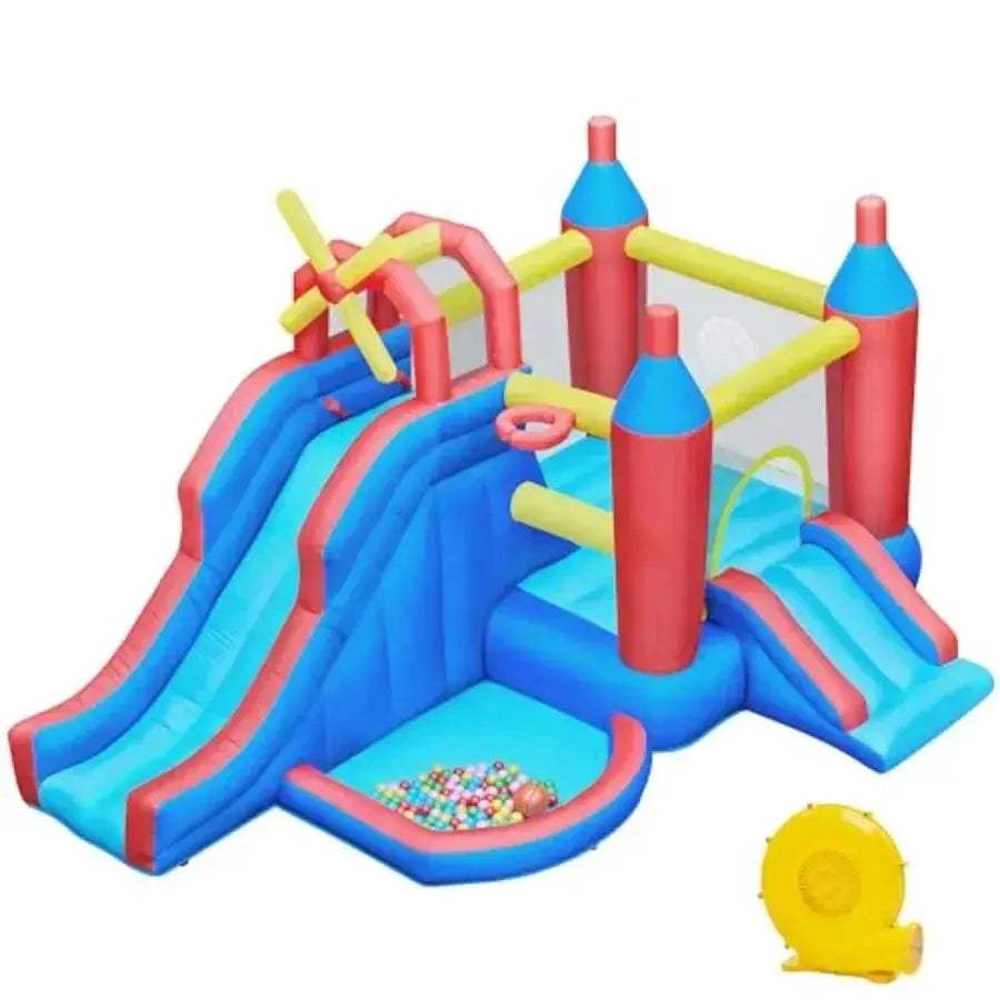 Inflatable Bounce House 7-In-1 Bouncy Castle For Backyard Fun - ToylandEU