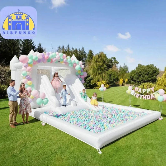  Inflatable Bounce House Dual Slide 19ft For Parties -  ToylandEU™