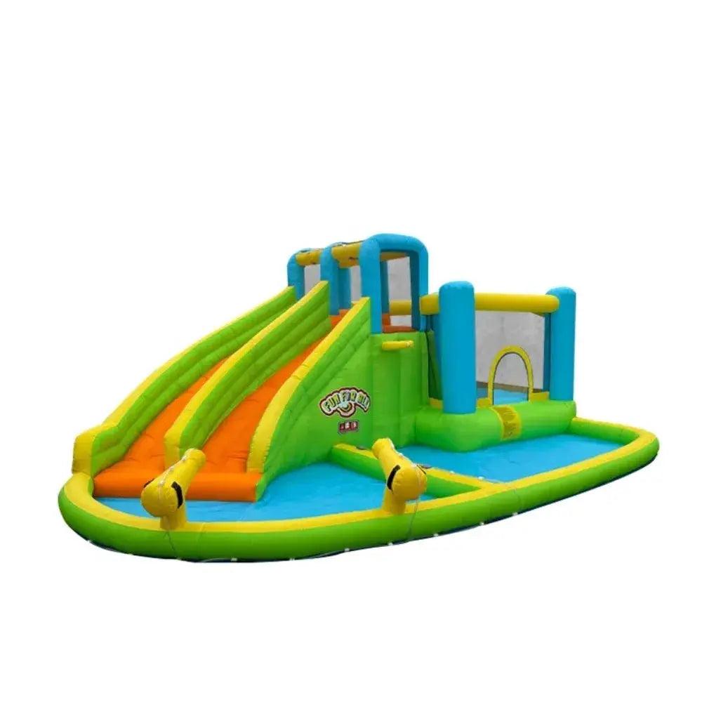  Inflatable Bounce House Durable With Double Slide -  ToylandEU™