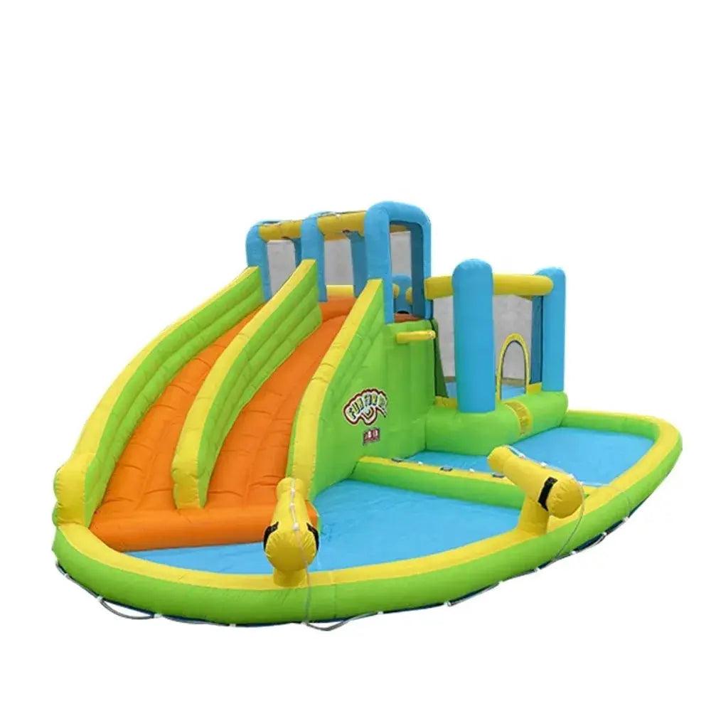  Inflatable Bounce House Durable With Double Slide -  ToylandEU™