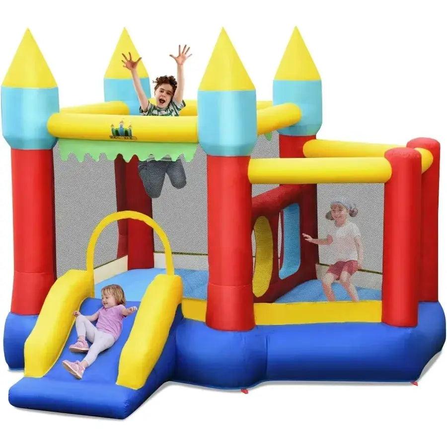  Inflatable Bounce House Indoor Outdoor Party Durable -  ToylandEU™