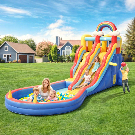  Inflatable Bounce House Water Slide 680W Blower CE -  ToylandEU™