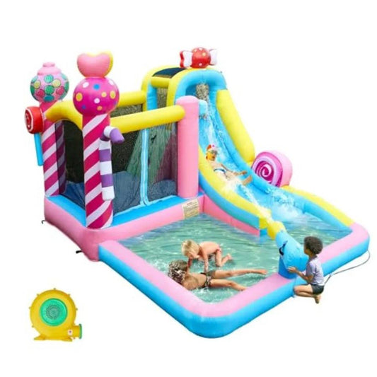  Inflatable Bounce House Water Slide Blower Included -  ToylandEU™