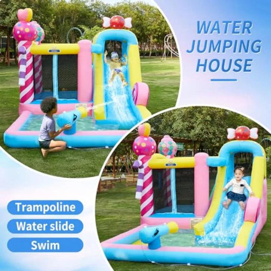  Inflatable Bounce House Water Slide Blower Included -  ToylandEU™