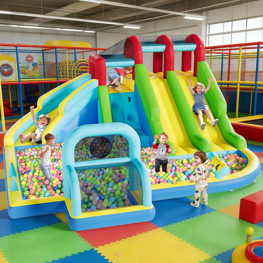  Inflatable Bounce House Water Slide Blower Included -  ToylandEU™