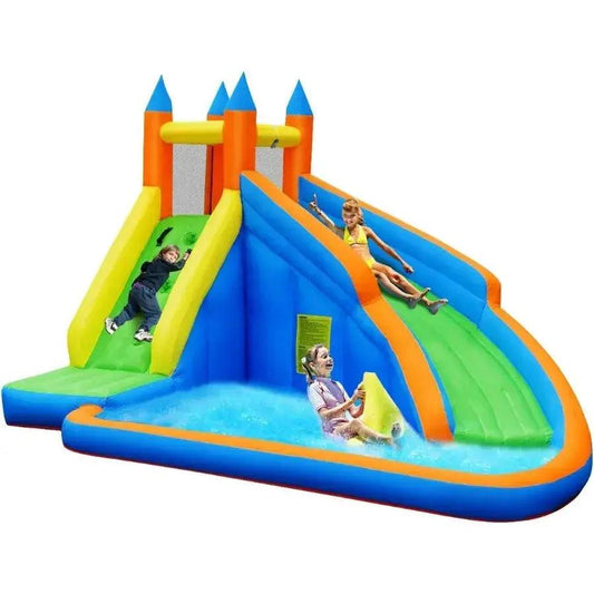  Inflatable Bounce House Water Slide Climbing Wall Tough -  ToylandEU™