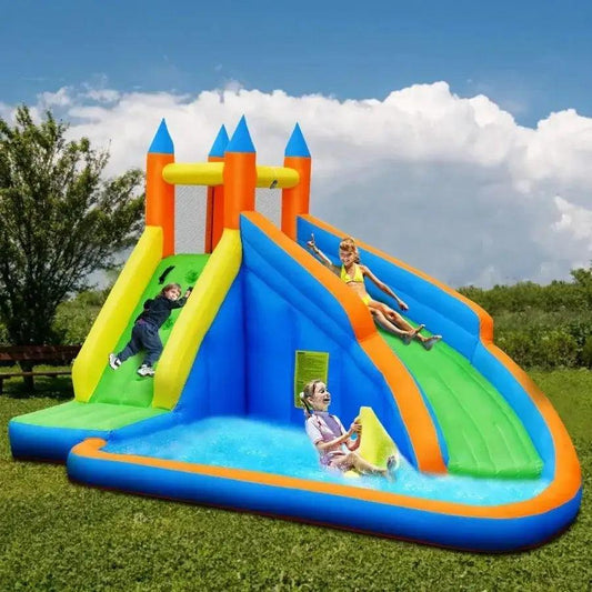  Inflatable Bounce House Water Slide Climbing Wall Tough -  ToylandEU™