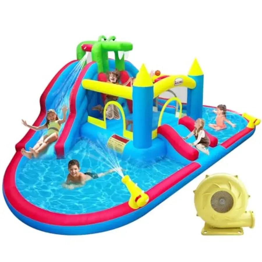  Inflatable Bounce House Water Slides Climbing Wall Safe -  ToylandEU™