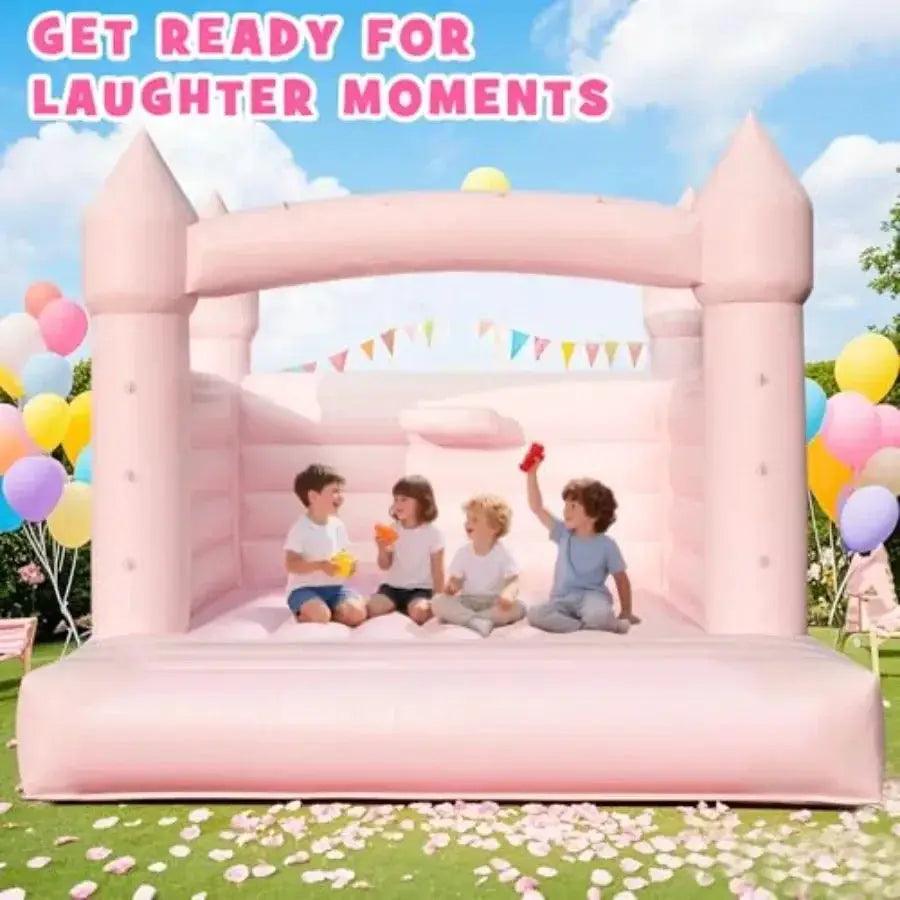  Inflatable Bounce House White 13 Ft 750W Blower -  ToylandEU™