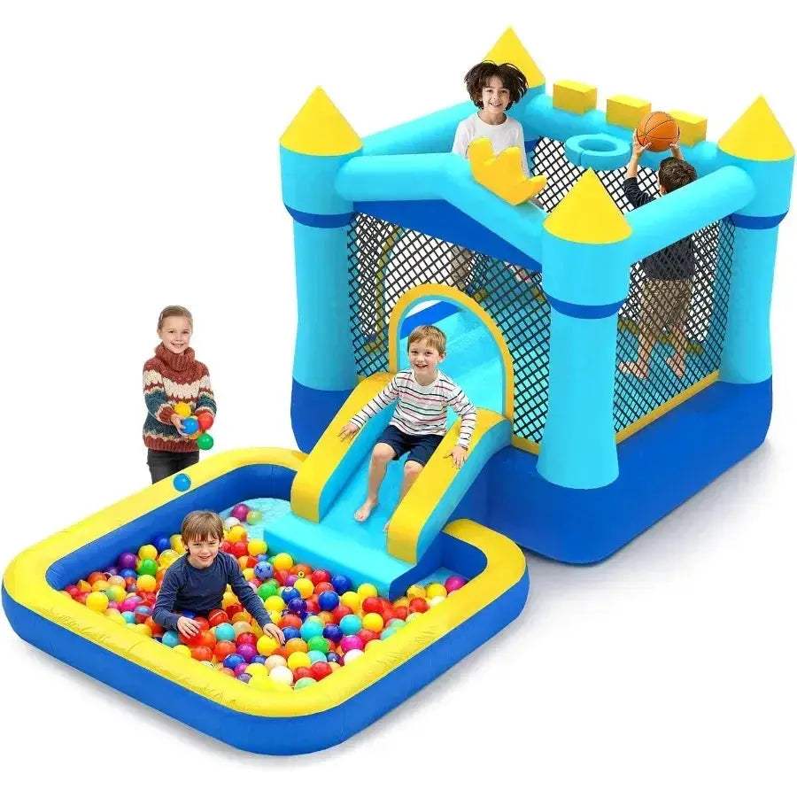 Inflatable Bounce House With Pool Slide For Water Park Safety - ToylandEU