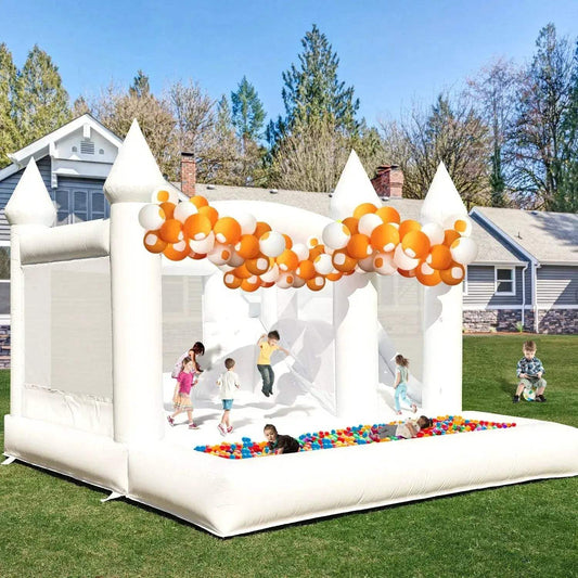  Inflatable Bounce House With Slide Castle Durable PVC -  ToylandEU™