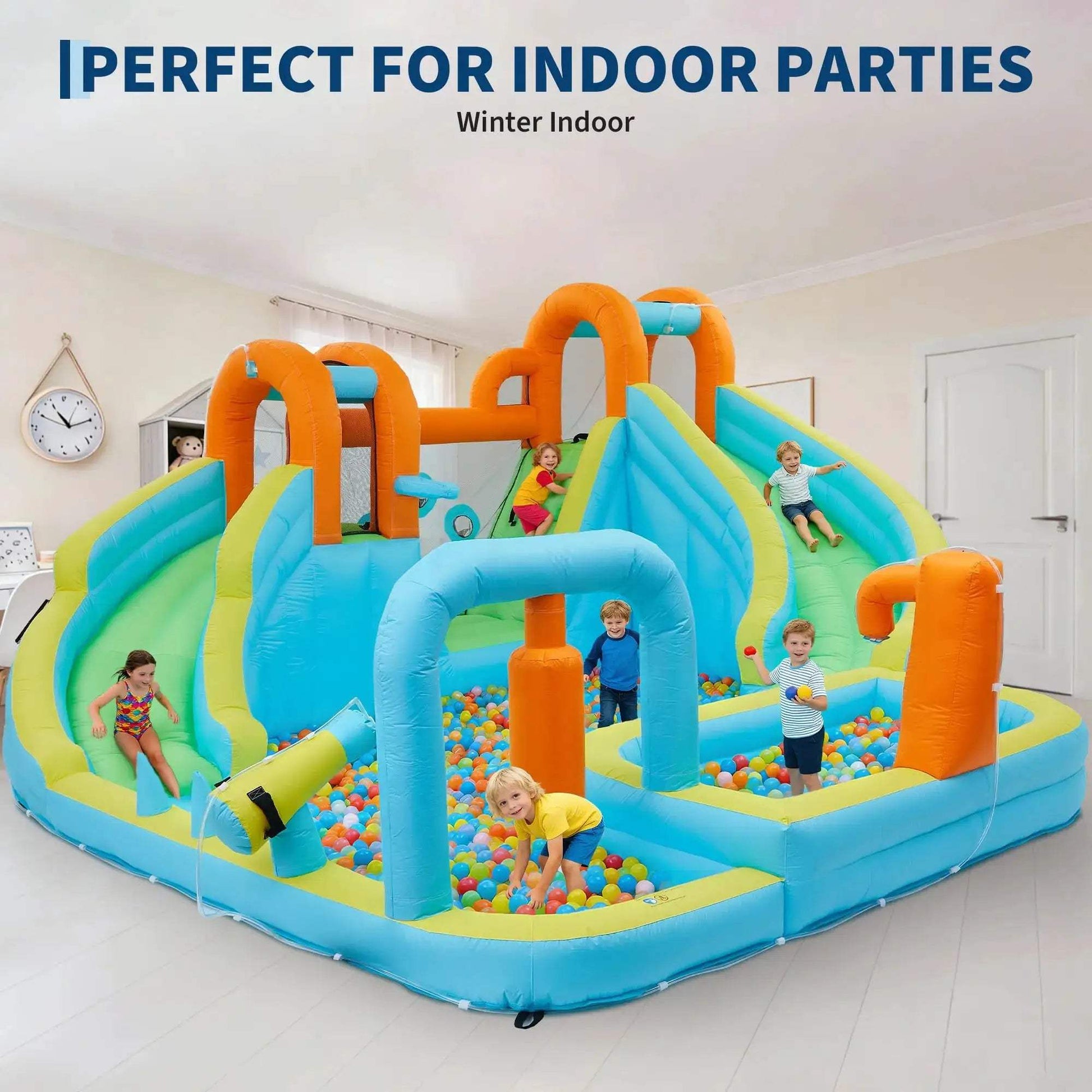  Inflatable Bounce House With Water Slide Ten In One -  ToylandEU™