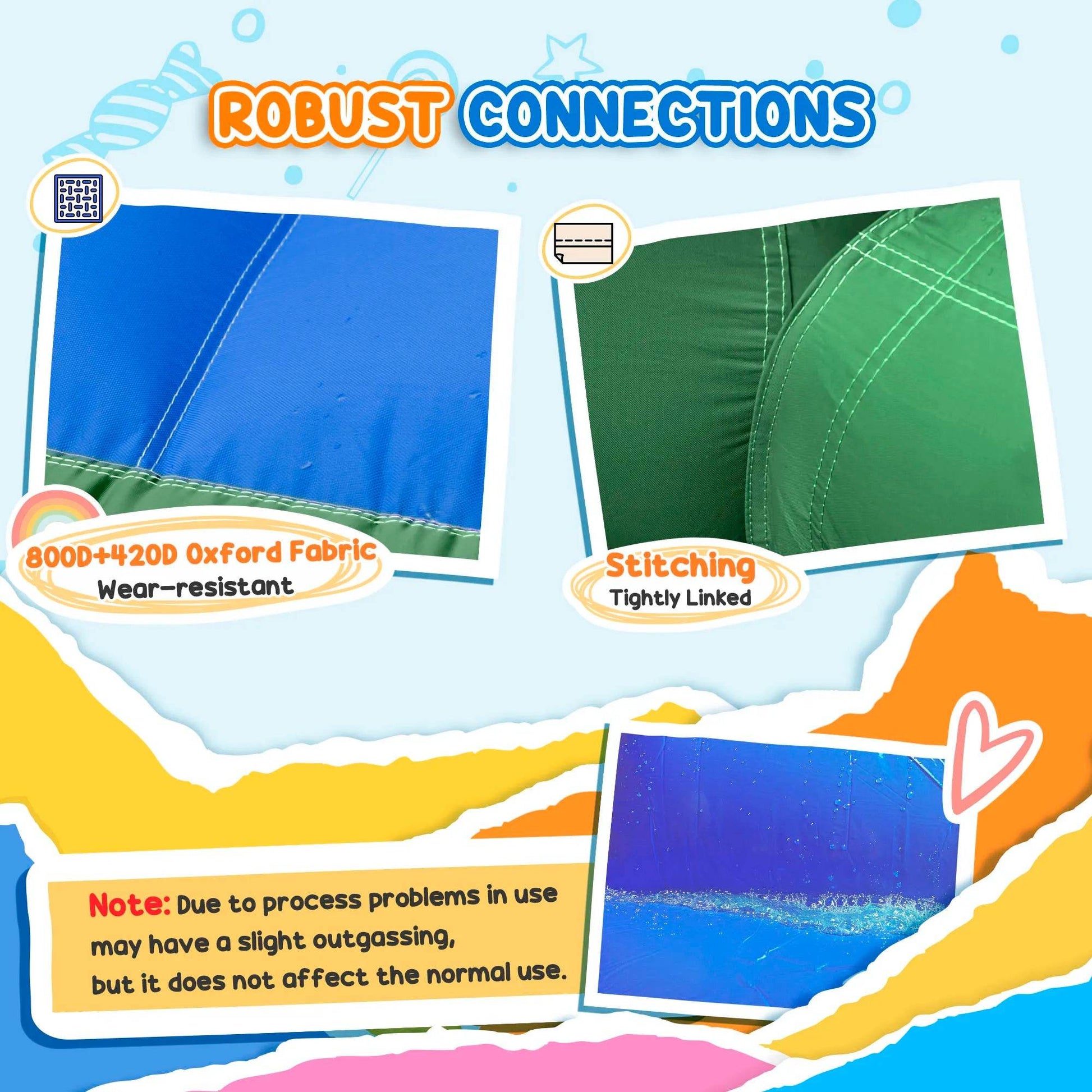 Inflatable Bounce House for Kids with Water Gun and Climbing Wall - ToylandEU