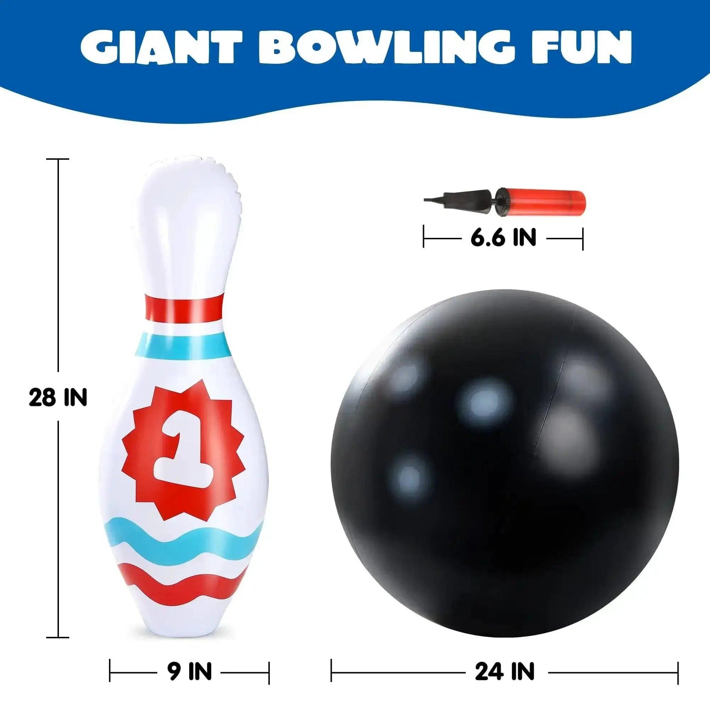  Inflatable Bowling Set For Kids And Adults Party Ready -  ToylandEU™