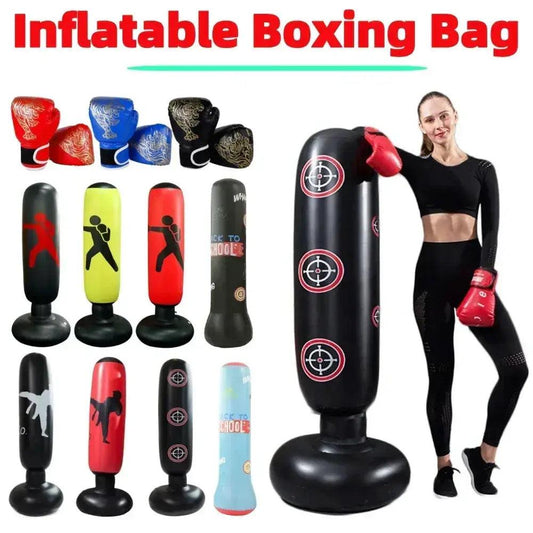  Inflatable Boxing Bag For Adults And Kids Stress Relief -  ToylandEU™