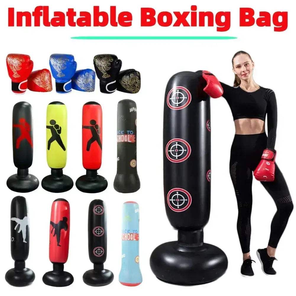 Inflatable Boxing Bag For Adults And Kids Stress Relief - ToylandEU
