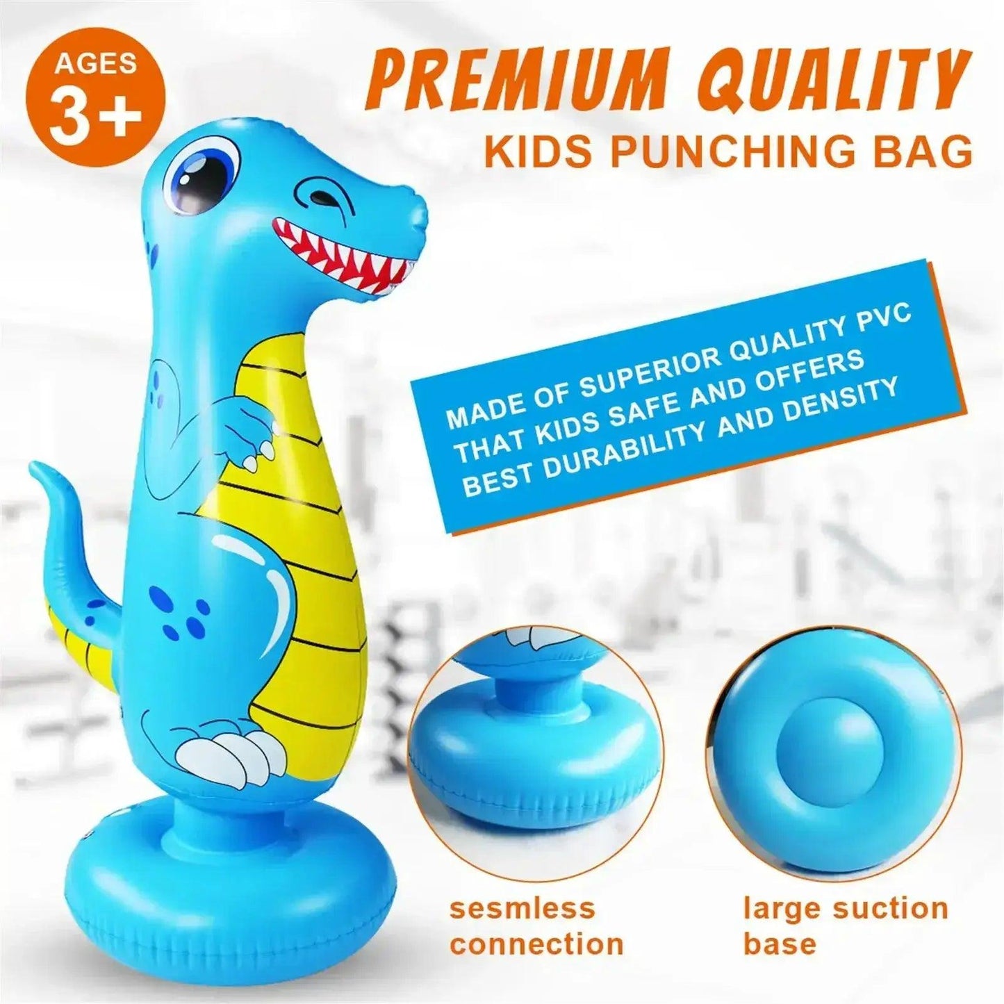  Inflatable Boxing Bag For Kids Safe Active Playtime -  ToylandEU™