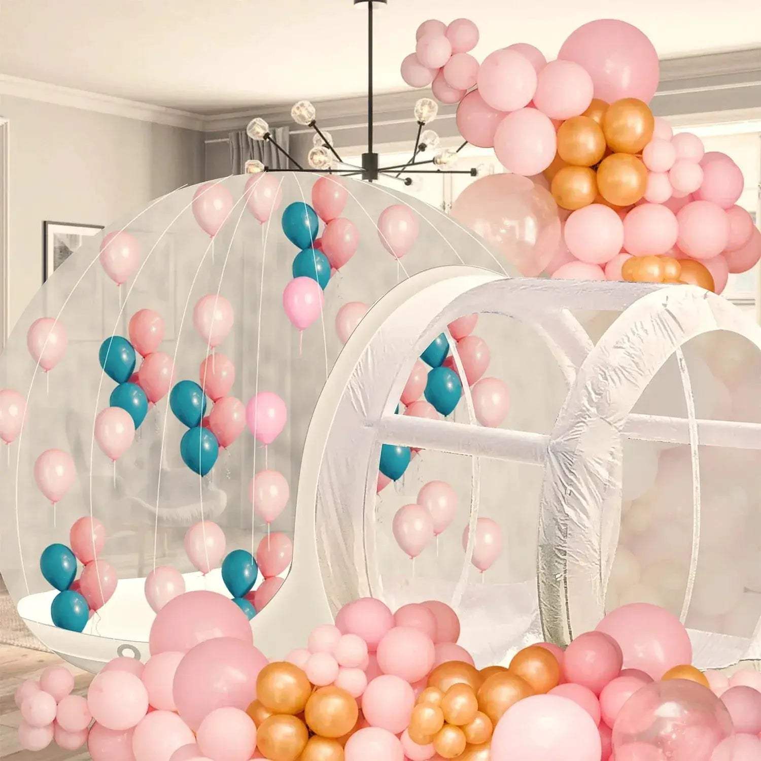 Inflatable Bubble House Castle With 750W Blower For Kids - ToylandEU